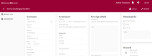 ODA: Observand Database (billedet viser fiktive personnavne)