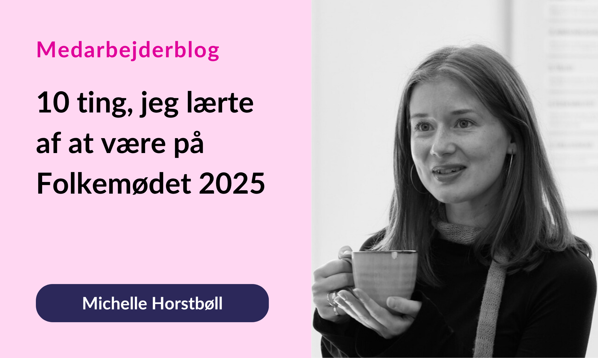 Medarbejderblog - 10 ting, jeg lærte af at være på Folkemødet 2025